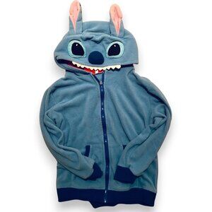 Lilo & Stitch Costume 3D Sweatshirt Zip Hoodie Size S Soft Disney Blue Unbranded
